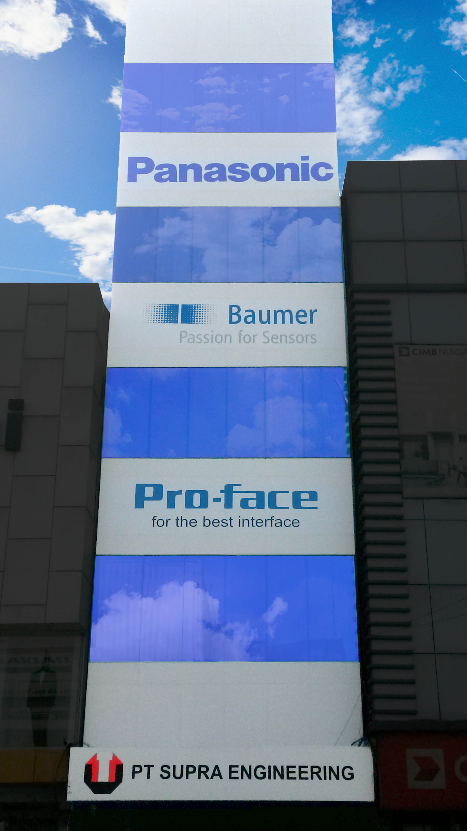 Supra Engineering serve as Panasonic, Baumer, Proface, Kubler, Moog